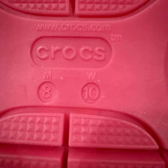 NEW CROCS UNISEX MEGA‎ CRUSH COLOR DIP CLOG 208988 Bone/Multi US W 10 M 8 - Picture 2 of 10